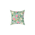 Florid Cute Pillow - Square Poly Pillow