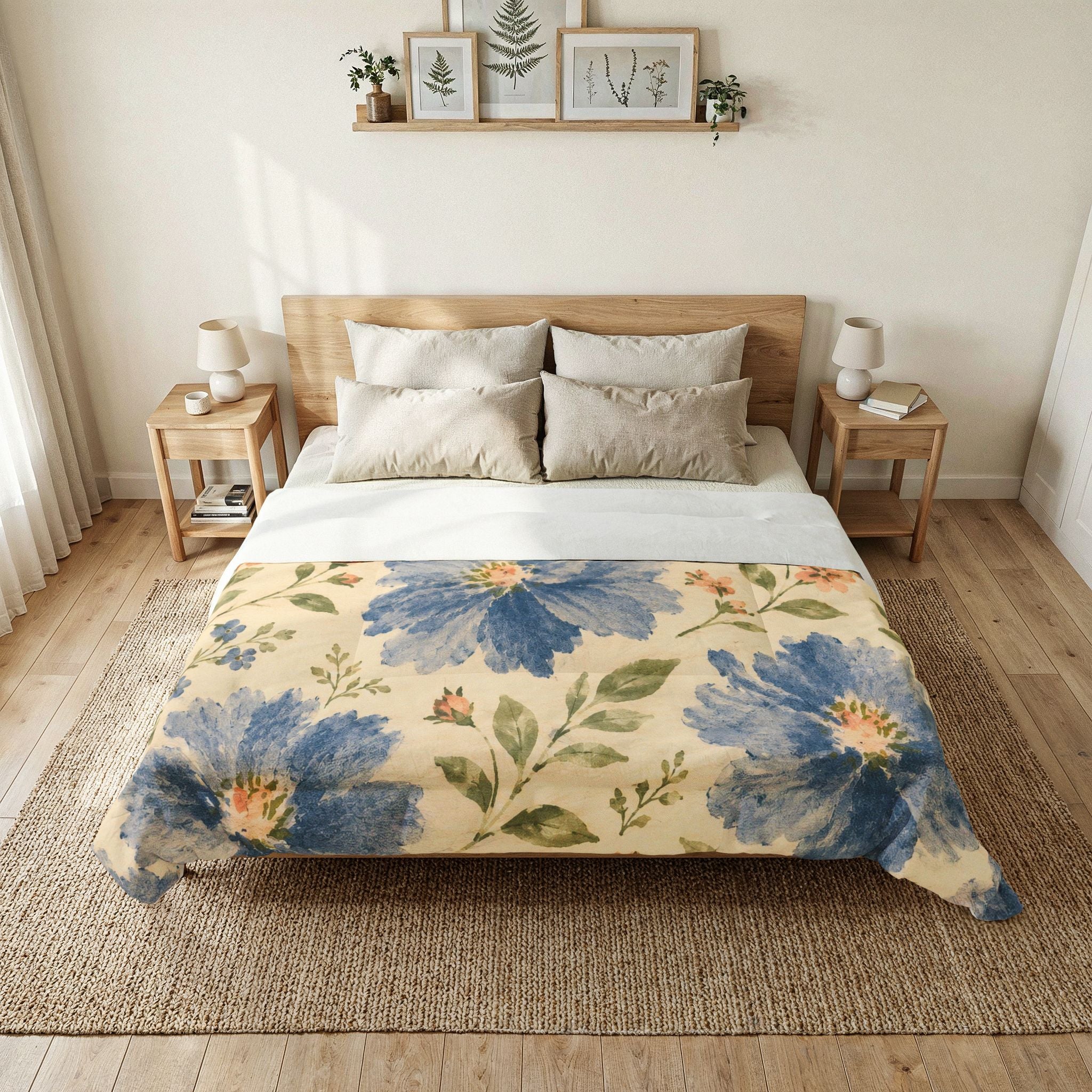 Florid Cute Blanket - Cotton Comforter