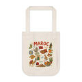 Cute Moroccan Souvenir Tote Bag _ Organic Canvas Tote Bag