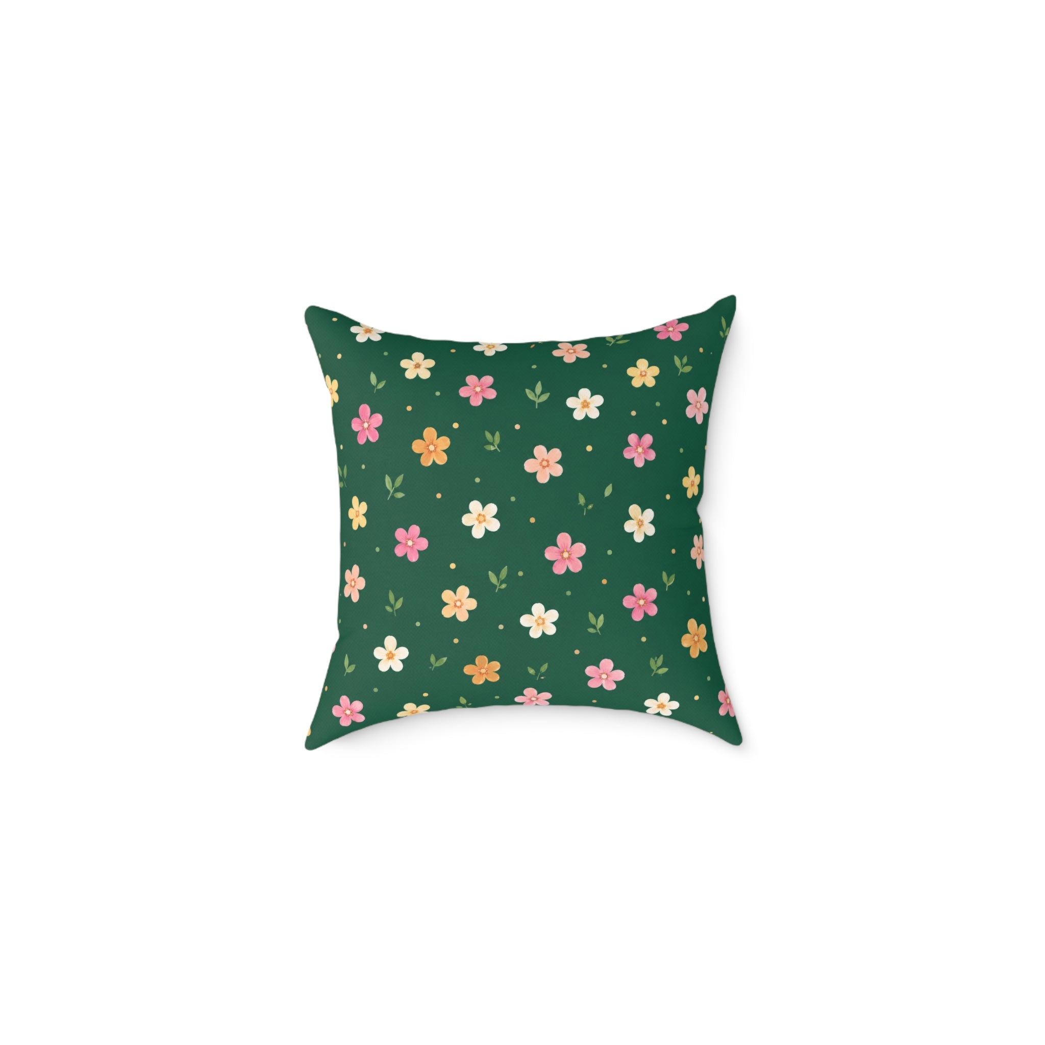 Florid Cute Pillow - Square Poly Pillow